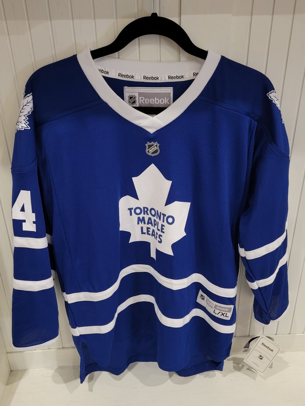 Reebok Youths Toronto Maple Leafs Royal Blue and White Home Jersey James Reimer